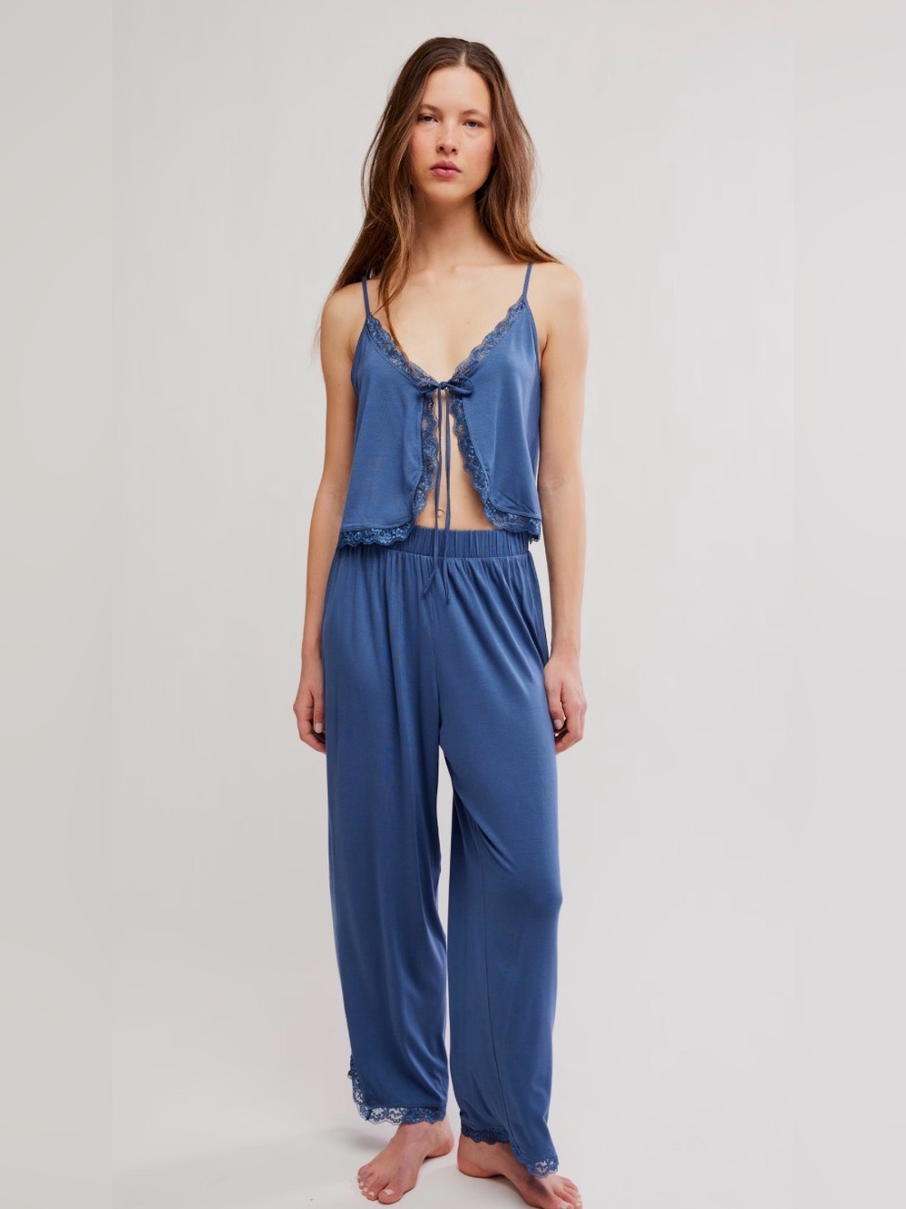 Sleepless Summer Pant‎ Set NWOT navy Heather